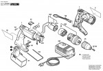 Bosch 0 601 946 486 GSR 14,4 VPE-2 Cordless Drill Driver 14.4 V / GB Spare Parts GSR14,4VPE-2